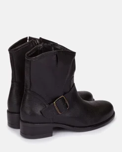 Online Flat Bootie CAMBRA-001 Black Ankle Boots