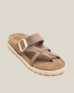 New Flat Sandal Arena 003 Brown Platform Sandals|Flat Sandals