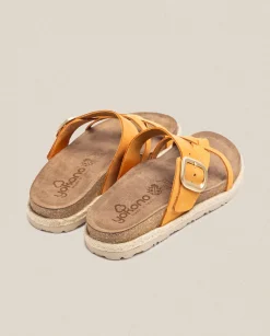 Fashion Flat Sandal Arena 003 Orange Platform Sandals|Flat Sandals