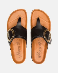 Sale Flat Sandal GRANADA-704 Black Flat Sandals