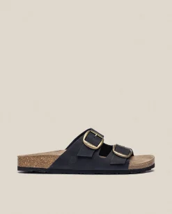 New Flat Sandal GRANADA-700 Black Flat Sandals