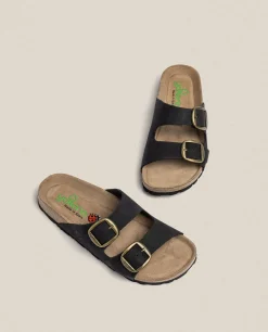 New Flat Sandal GRANADA-700 Black Flat Sandals