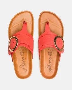 Fashion Flat Sandal GRANADA-704 Coral Flat Sandals