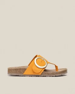 New Flat Sandal GRANADA-704 Orange Flat Sandals