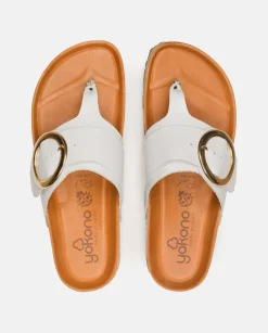Fashion Flat Sandal GRANADA-704 White Flat Sandals