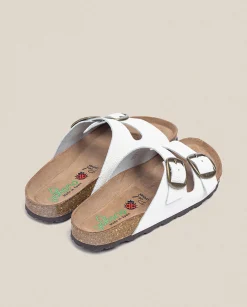 New Flat Sandal GRANADA-700 White Flat Sandals