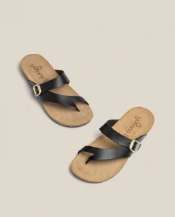 Flash Sale Flat Sandal Ibiza 013 Black Flat Sandals