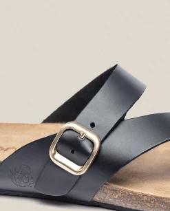 Flash Sale Flat Sandal Ibiza 013 Black Flat Sandals