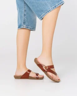 Flash Sale Flat Sandal Ibiza 013 Brown Flat Sandals