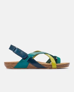 Best Flat Sandal IBIZA-718 Blue Flat Sandals