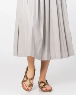 Discount Flat Sandal IBIZA-718 Brown Flat Sandals