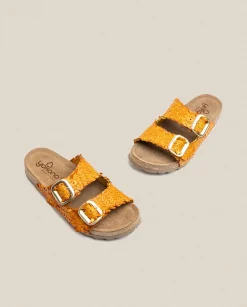 Online Flat Sandal Jerba 143 Orange Flat Sandals