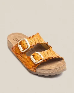Online Flat Sandal Jerba 143 Orange Flat Sandals