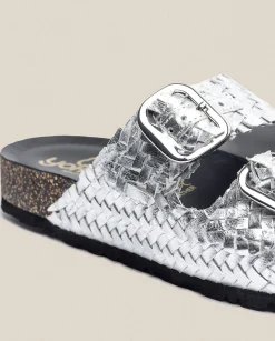 Flash Sale Flat Sandal Jerba 143 Silver Flat Sandals