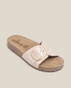 New Flat Sandal JERBA-114 Beige Flat Sandals