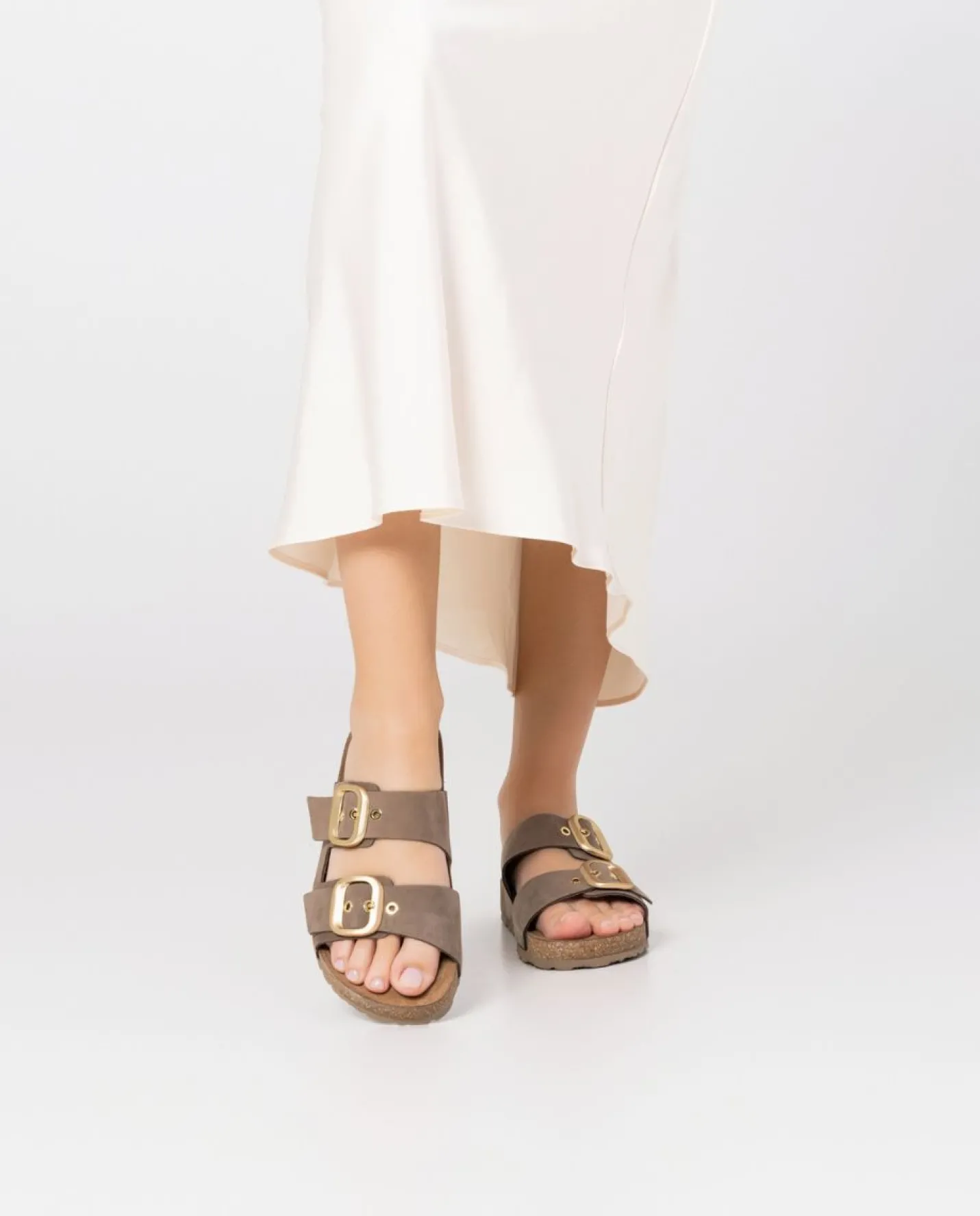 Best Sale Flat Sandal JERBA-136 Brown Flat Sandals