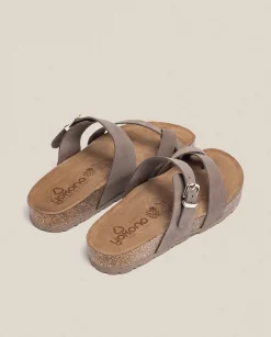 Flash Sale Flat Sandal JERBA-091 Brown Flat Sandals