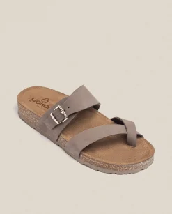 Flash Sale Flat Sandal JERBA-091 Brown Flat Sandals