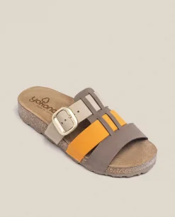Online Flat Sandal JERBA-137 Orange Flat Sandals