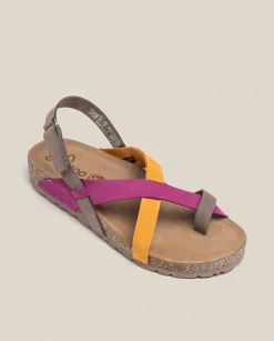 New Flat Sandal JERBA-718 Pink Flat Sandals