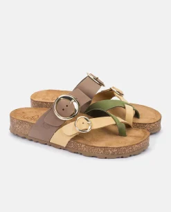 Best Flat Sandal JERBA-122 Yellow Flat Sandals