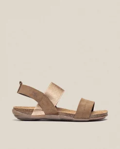 Sale Flat Sandal MANACOR-001 Brown Flat Sandals