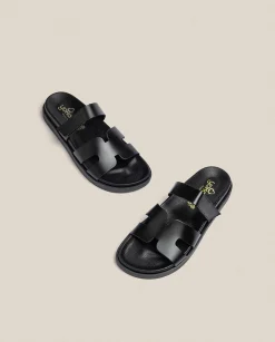 Sale Flat Sandal MORENA-125 Black Flat Sandals