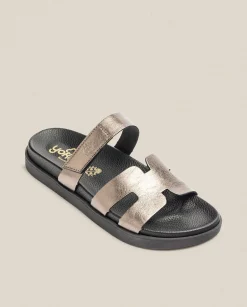 Best Flat Sandal MORENA-125 Grey Flat Sandals