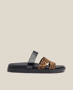 New Flat Sandal MORENA-125 Leopard Flat Sandals