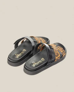 New Flat Sandal MORENA-125 Leopard Flat Sandals