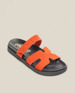 Flash Sale Flat Sandal MORENA-125 Red Flat Sandals