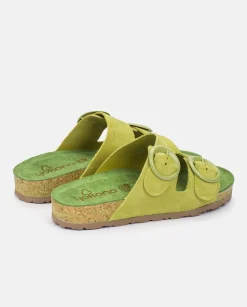 Outlet Flat Sandal ROLAN-700 Green Flat Sandals