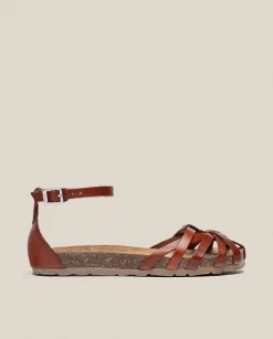 Best Flat Sandal Villa 011 Brown Flat Sandals