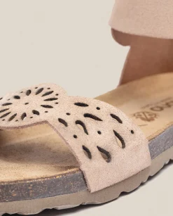 Clearance Flat Sandal VILLA-086 Brown Flat Sandals