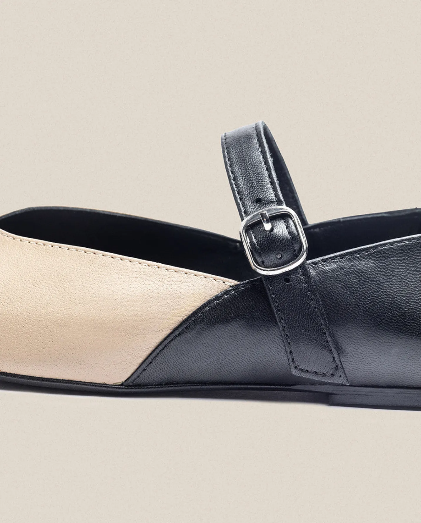 Online Flat Shoe ARI-001 Beige Shoes|Ballerinas