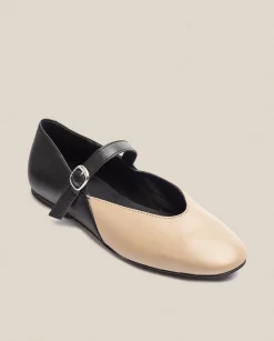 Online Flat Shoe ARI-001 Beige Shoes|Ballerinas