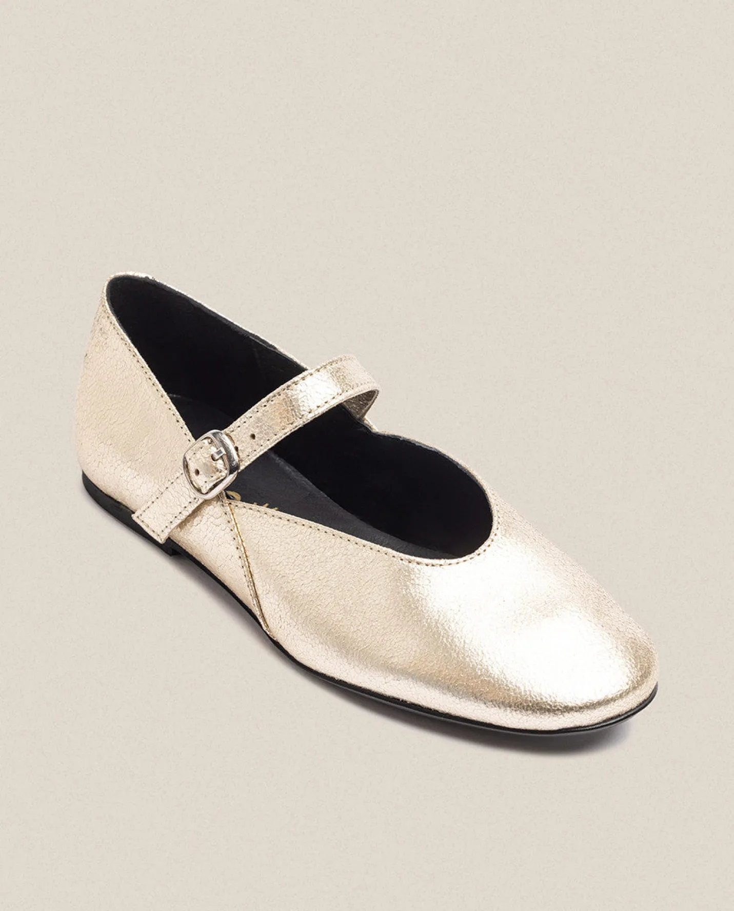 Fashion Flat Shoe ARI-001 Gold Ballerinas|Shoes
