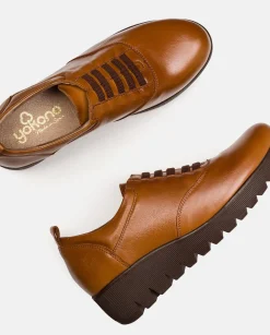 New Flat Shoe ATENAS-035 Brown Shoes