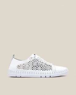 Fashion Flat Shoe FLOW-002 White Sneakers