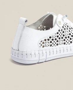 Fashion Flat Shoe FLOW-002 White Sneakers
