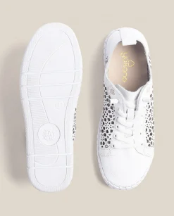 Fashion Flat Shoe FLOW-002 White Sneakers