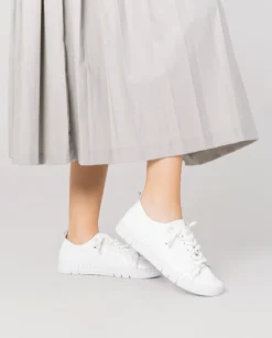 Fashion Flat Shoe FLOW-004 White Sneakers