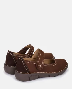 Best Flat Shoe OLBA-005 Brown Shoes