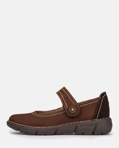 Best Flat Shoe OLBA-005 Brown Shoes