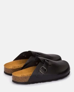 Best Sale Flat Shoe ZUECO-559 Black Clogs|Flat Sandals