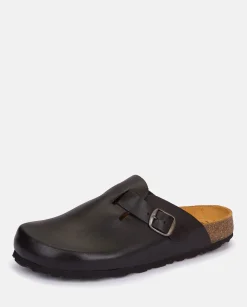 Best Sale Flat Shoe ZUECO-559 Black Clogs|Flat Sandals
