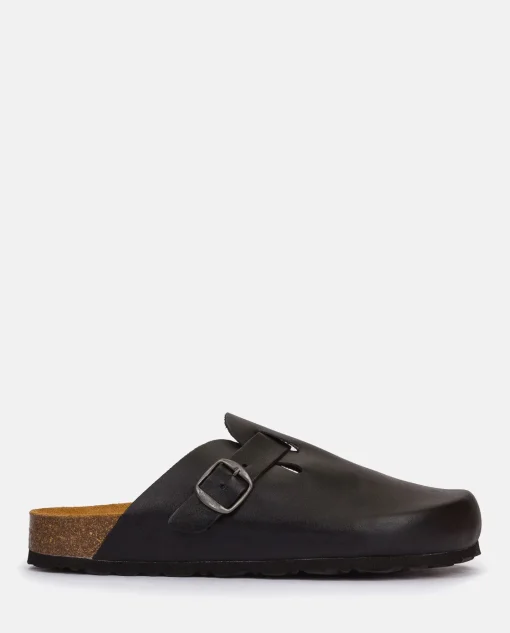 Cheap Flat Shoe ZUECO-559 Black Clogs|Sandals