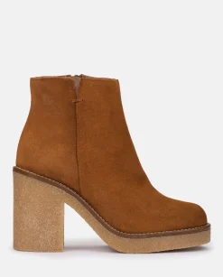 Online Heeled Ankle Boot GELA-001 Leather Ankle Boots