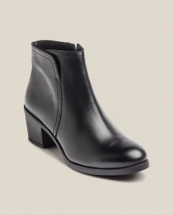Sale Heeled Ankle Boot LILLE-016 Black Ankle Boots