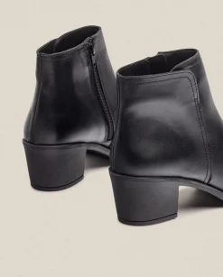 Sale Heeled Ankle Boot LILLE-016 Black Ankle Boots